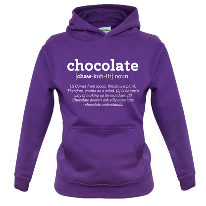 Definition Chocolate Kids T Shirt