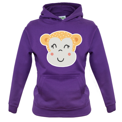 Smiley Face Monkey  Kids T Shirt