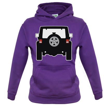 JW Black Rear Kids T Shirt