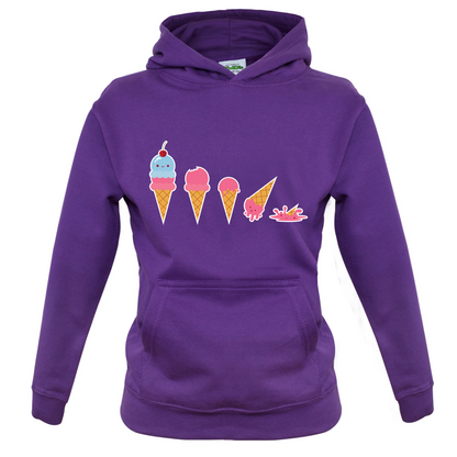 Evolution Of Ice Cream Kids T Shirt