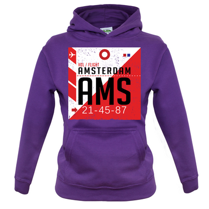 Amsterdam Airport  Kids T Shirt