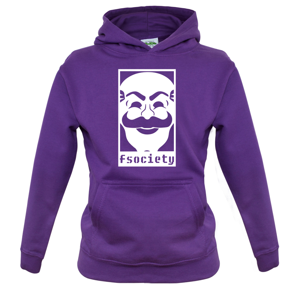 Fsociety Mask Kids T Shirt