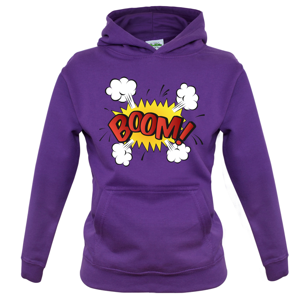 BOOM! Word Art Kids T Shirt