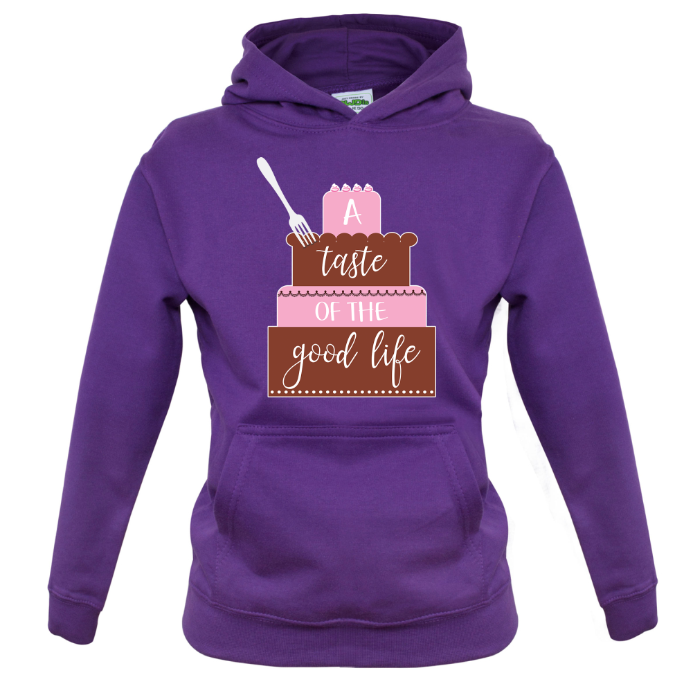 Taste The Good Life Kids T Shirt