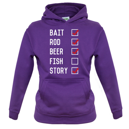Fishing Checklist Kids T Shirt