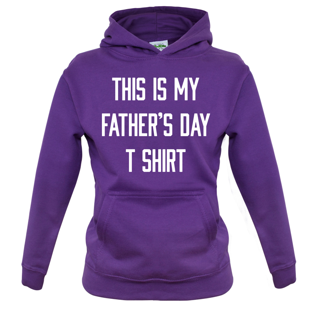 This Is My Fathers Day T Shirt Kids T Shirt