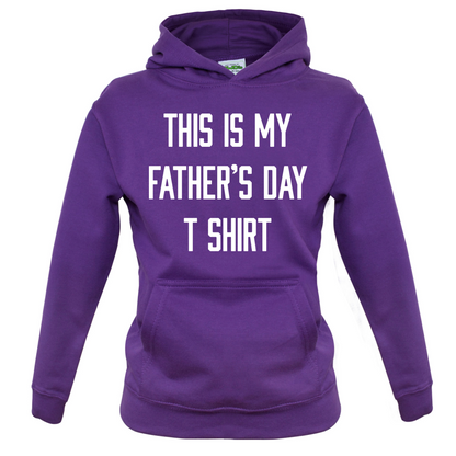 This Is My Fathers Day T Shirt Kids T Shirt