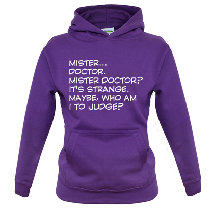 Mister Doctor It's Strange Kids T Shirt