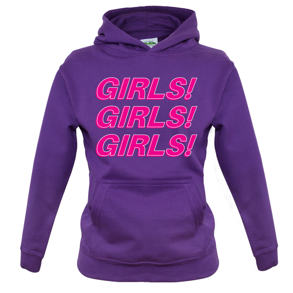Girls Girls Girls Kids T Shirt