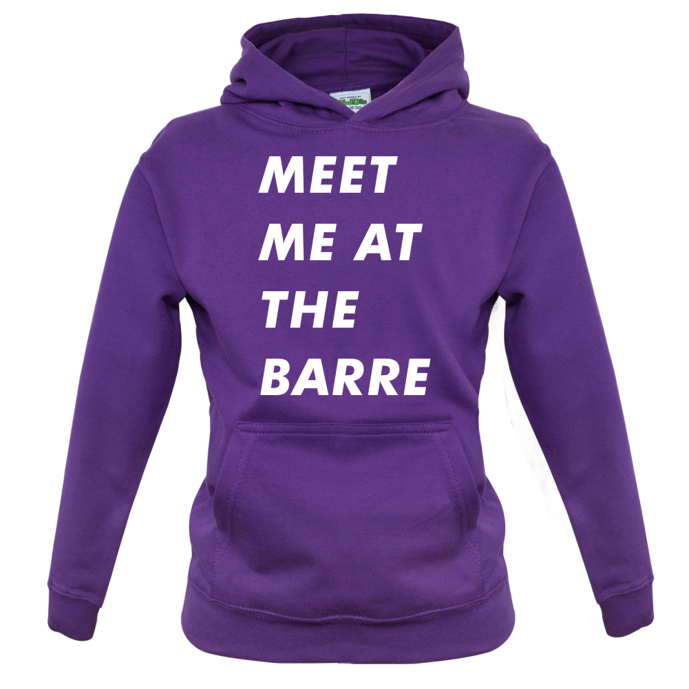 Meet Me At The Barre Kids T Shirt