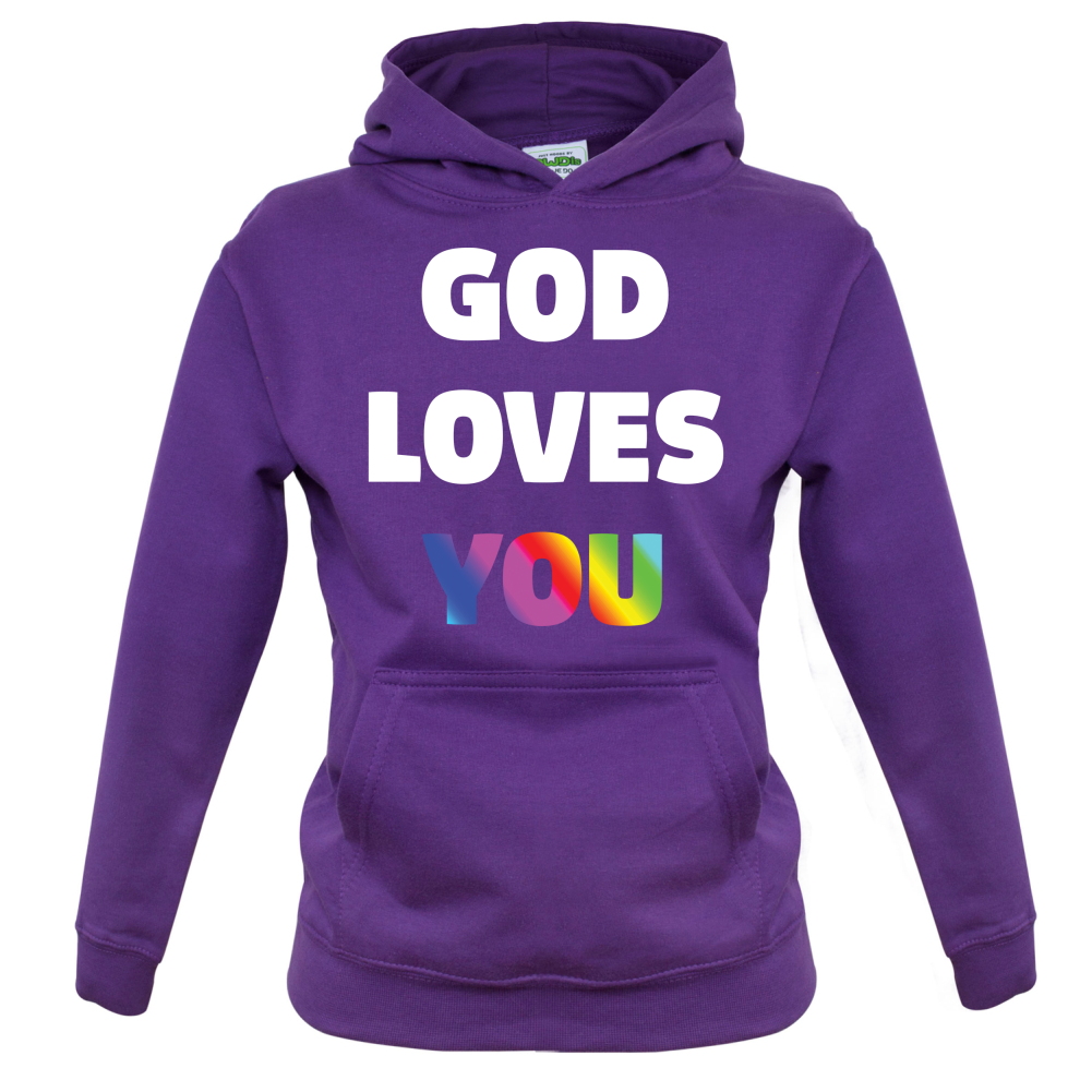 God Loves You Kids T Shirt