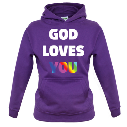 God Loves You Kids T Shirt