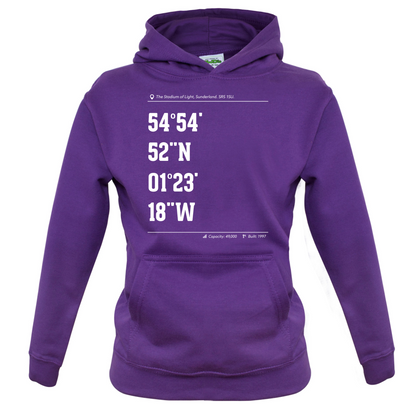 Stadium Coordinates Sunderland Kids T Shirt
