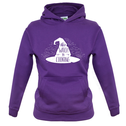 The Witch Is Cooking Kids T Shirt