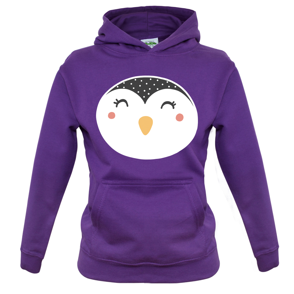 Smiley Face Penguin Kids T Shirt