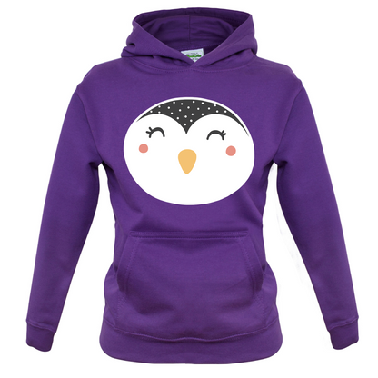 Smiley Face Penguin Kids T Shirt