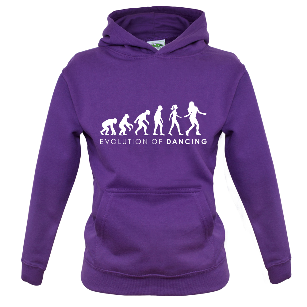 Evolution Of Woman Dancing  Kids T Shirt