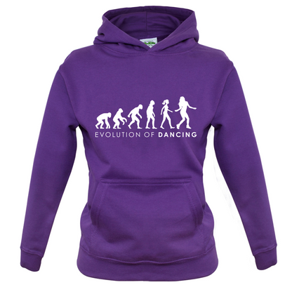 Evolution Of Woman Dancing  Kids T Shirt