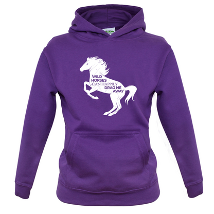 Wild Horses Can Drag Me Away Kids T Shirt
