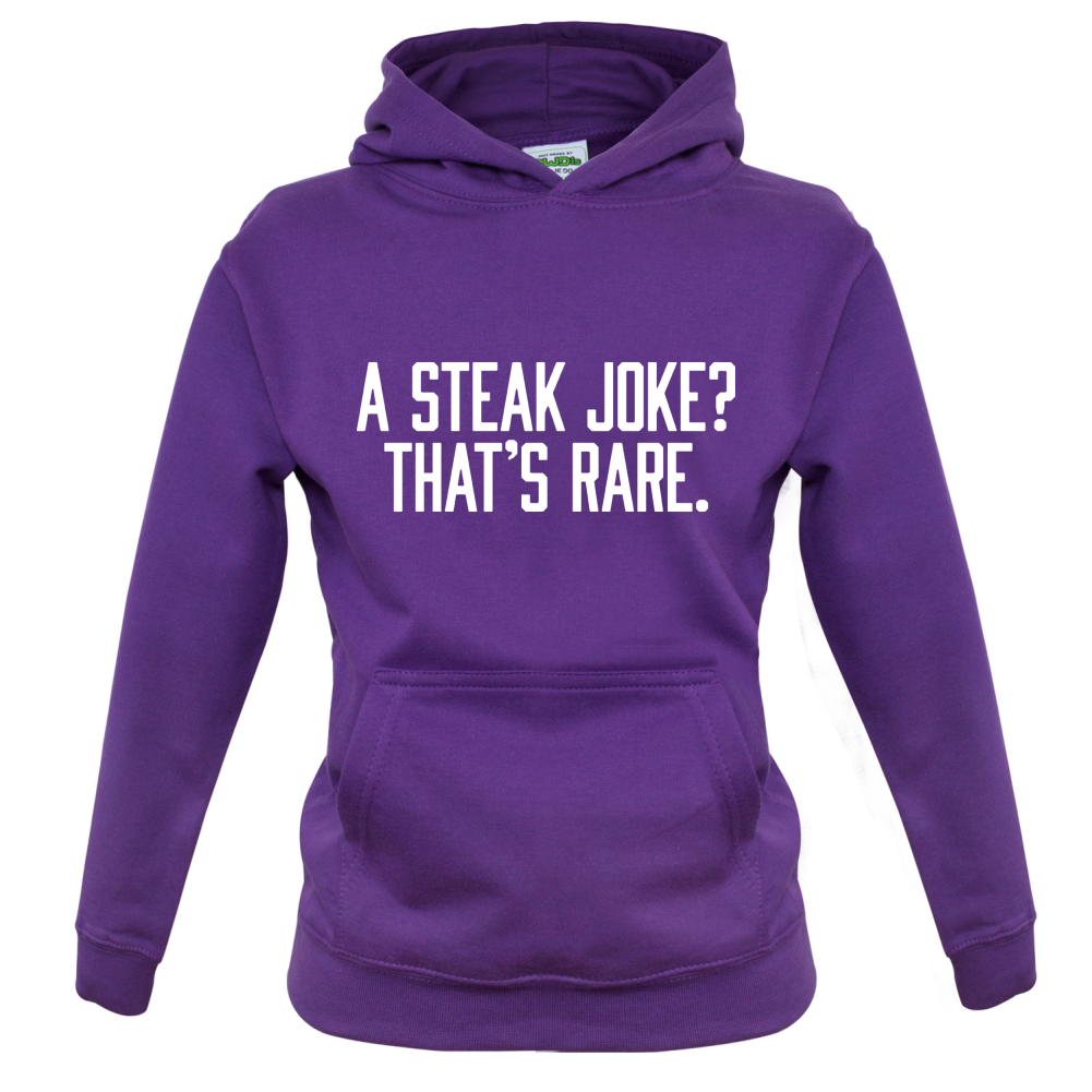 Steak Joke, Thats Rare Kids T Shirt