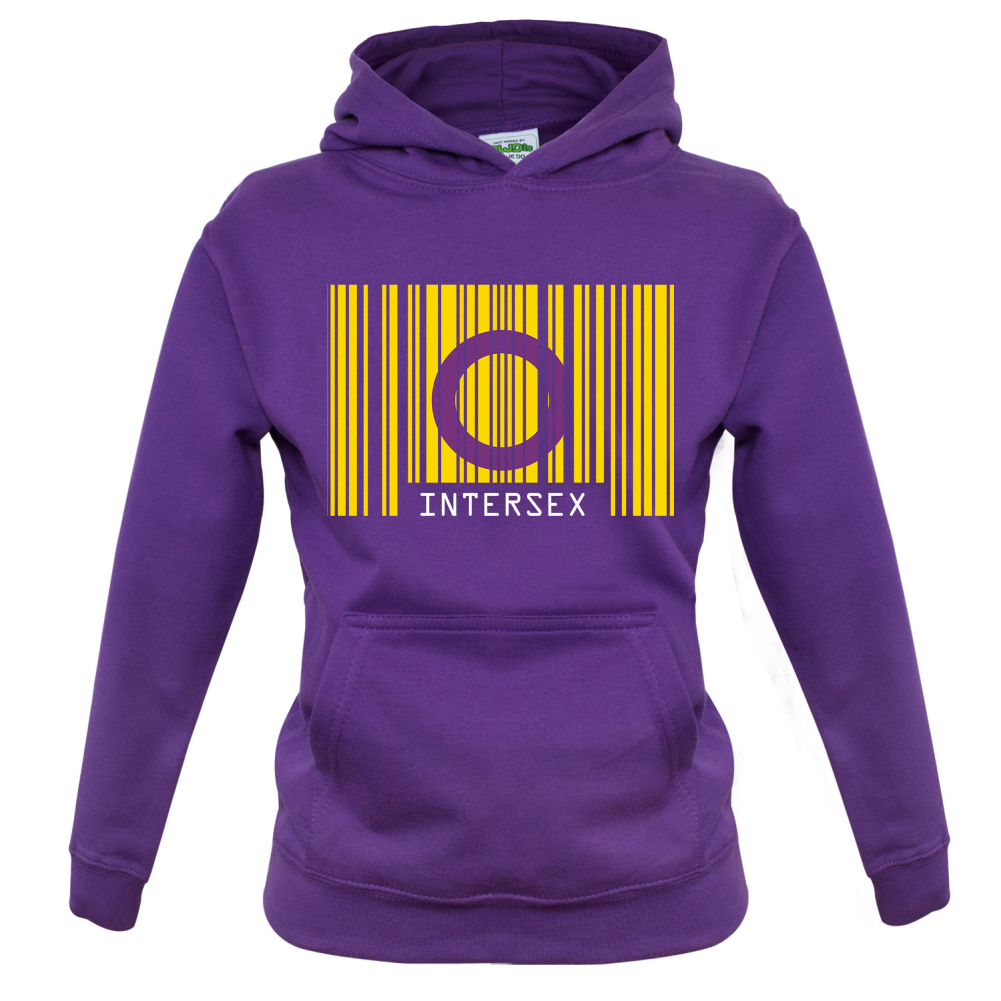 LGBT Barcode Flags - Intersex Kids T Shirt