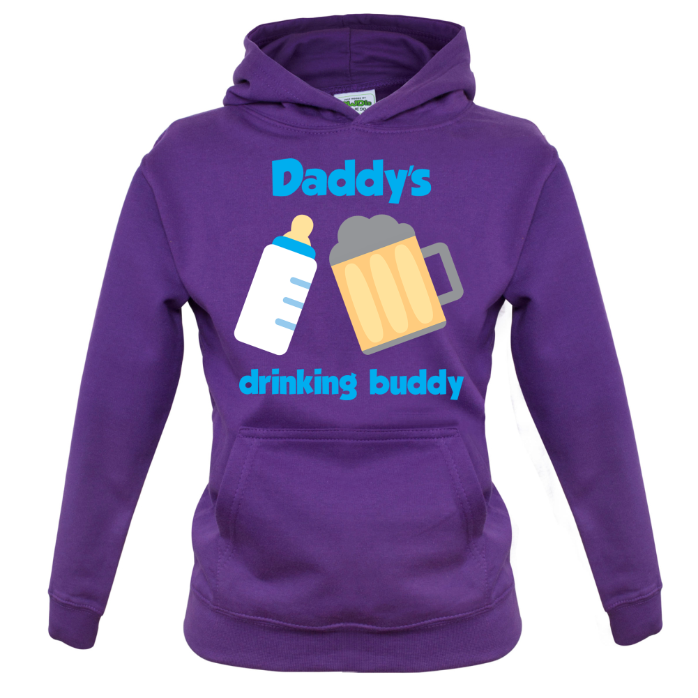 Daddy's Drinking Buddy Kids T Shirt