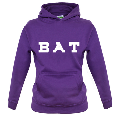 Justcie Bat College Style Kids T Shirt