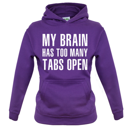Brain Has Too Many Tabs Open Kids T Shirt