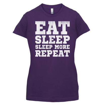 Eat Sleep Sleep More REPEAT T Shirt