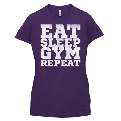 Eat Sleep Gym REPEAT T Shirt