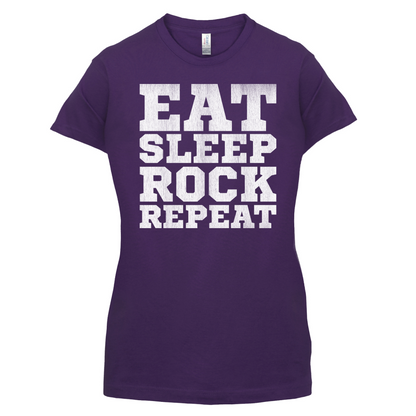 Eat Sleep Rock REPEAT T Shirt
