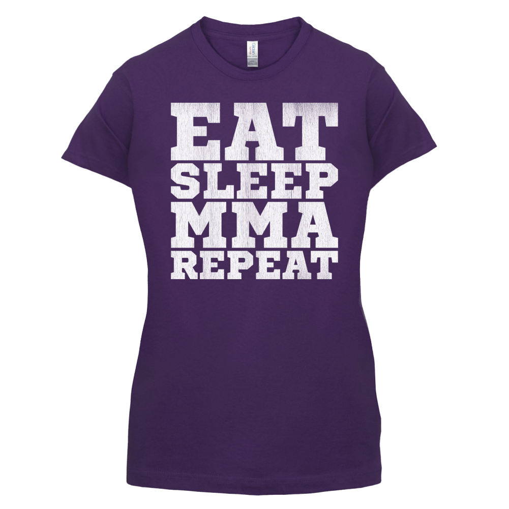 Eat Sleep MMA REPEAT T Shirt