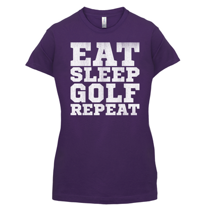 Eat Sleep Golf REPEAT T Shirt