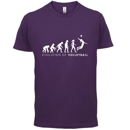 Evolution Of Woman Volleyball T Shirt