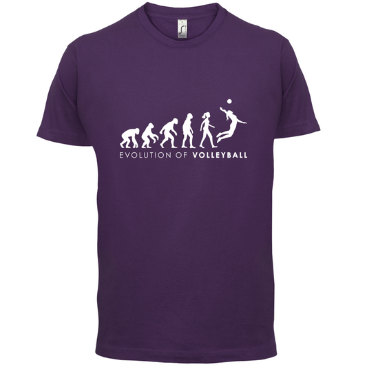 Evolution Of Woman Volleyball T Shirt