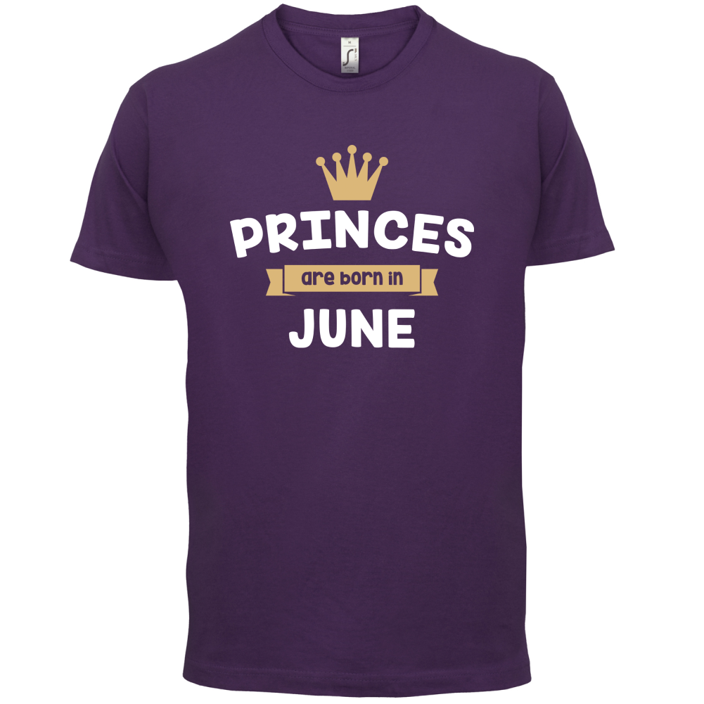 Princes Are Born In June T Shirt