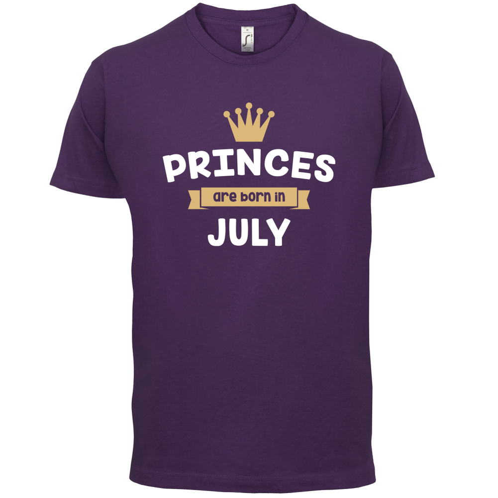 Princes Are Born In July T Shirt