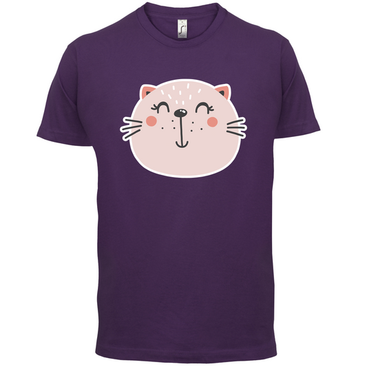 Smiley Face Cat T Shirt