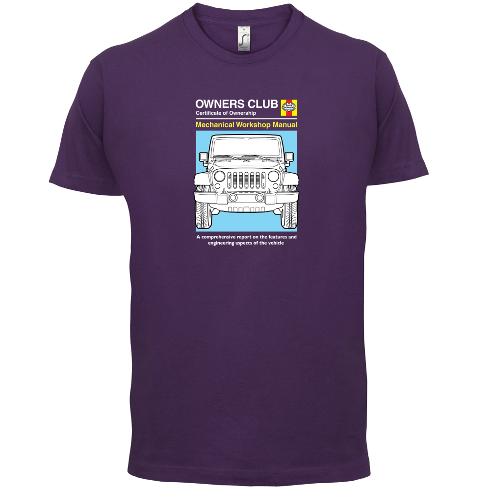 Car Owners Manual Jeep T Shirt