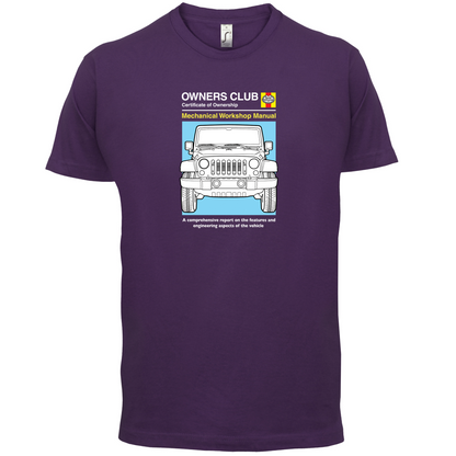 Car Owners Manual Jeep T Shirt