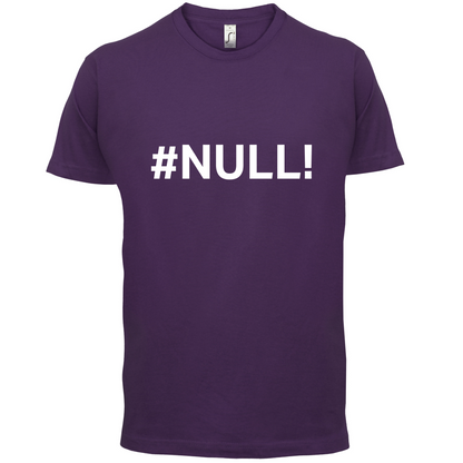#Null T Shirt