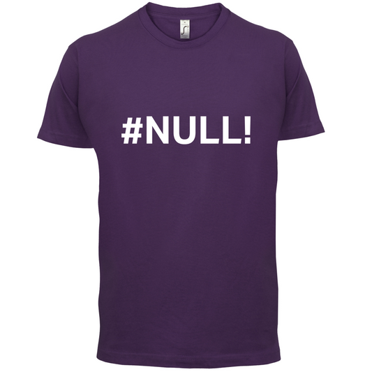 #Null T Shirt