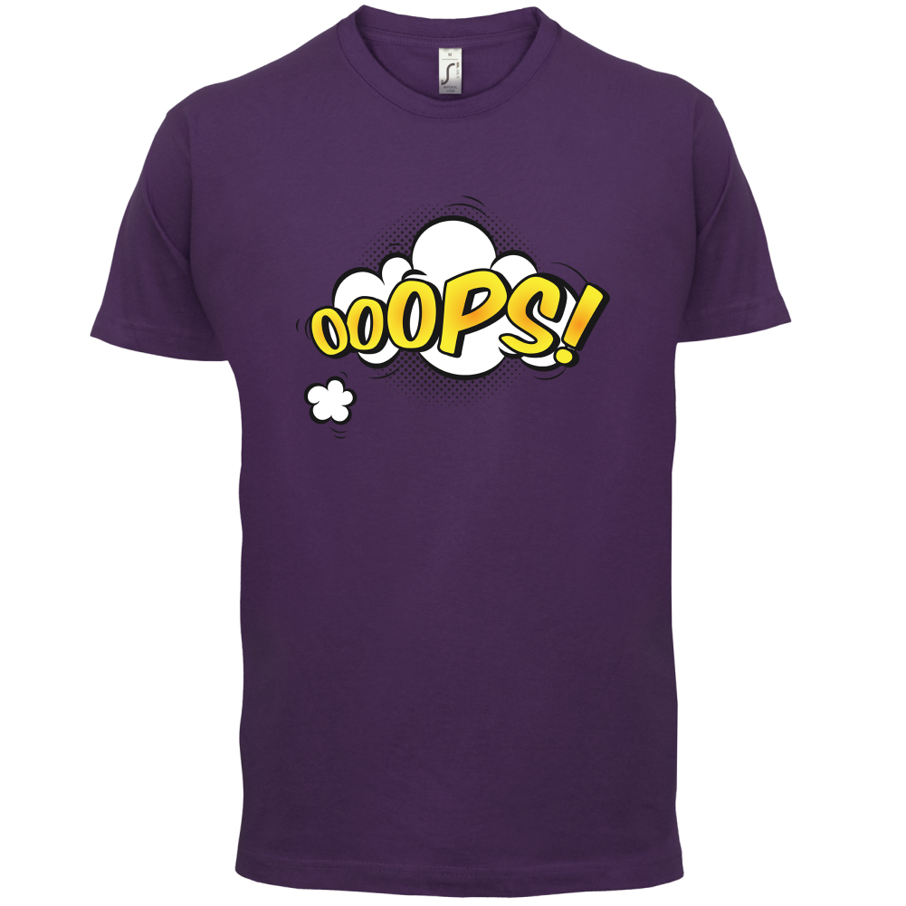 Oops! Word Art T Shirt