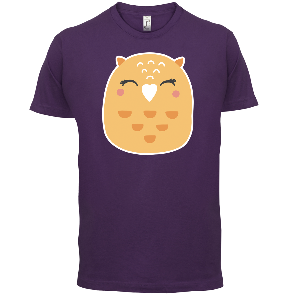 Smiley Face Mrs Owl T Shirt