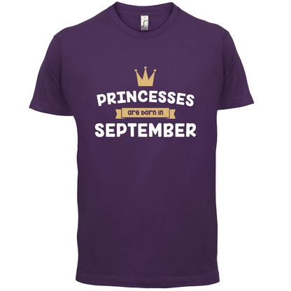 Princesses Are Born In September T Shirt