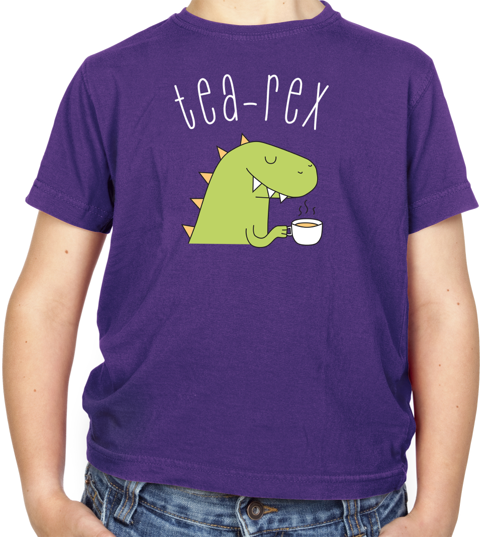 Tea-Rex Kids T Shirt