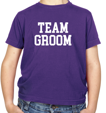 Team Groom  Kids T Shirt