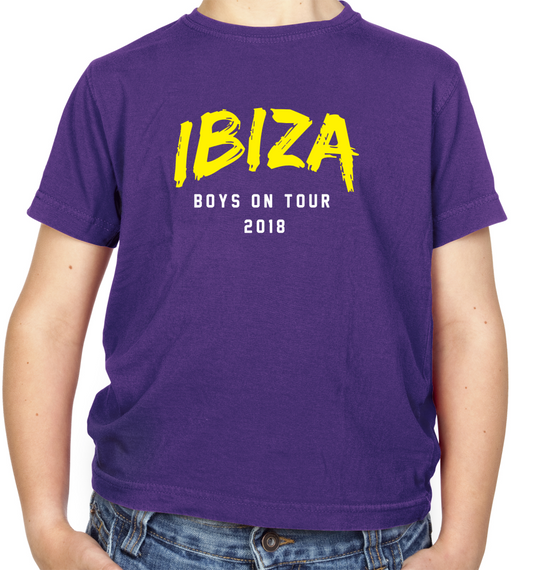 Boys On Tour Ibiza Kids T Shirt