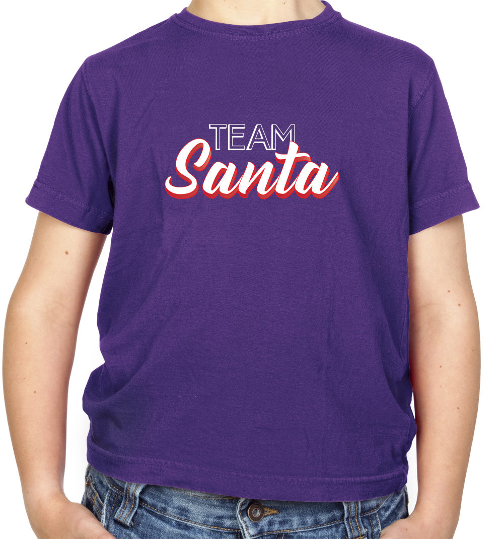 Team Santa  Kids T Shirt