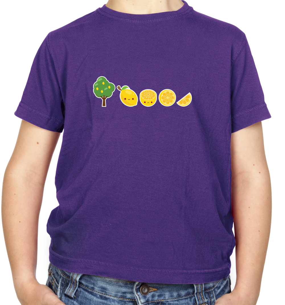 Evolution Of Lemon Kids T Shirt